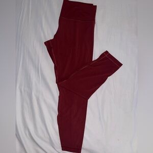 Lululemon Align Legging (Red Merlot, size 16)